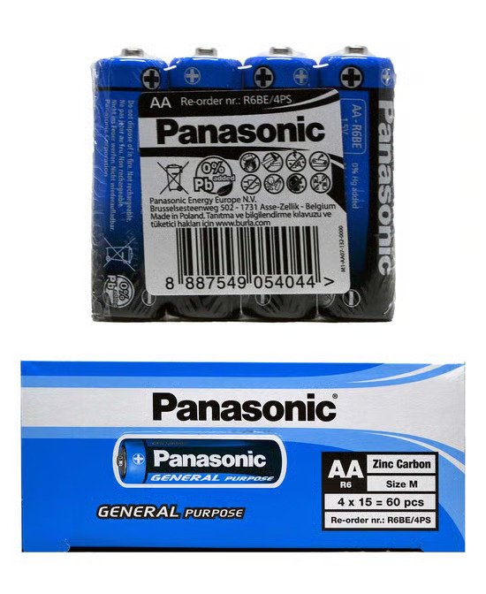 Panasonic Kalem Pil – Günlük Kullanım İçin Pratik Enerji Çözümü